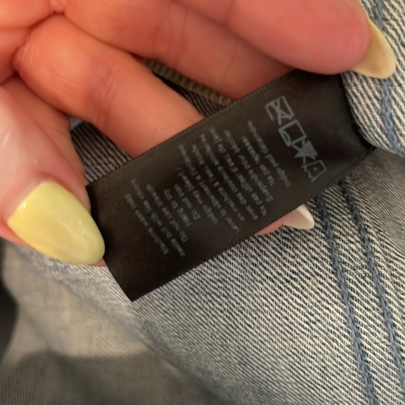 Rag & Bone Double Blues Denim Jean Skirt Size 25 Pockets Moss - Picture 8 of 9